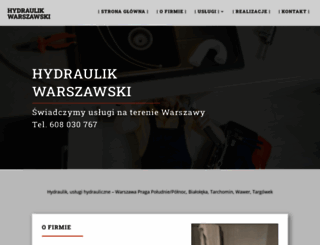 hydraulik-warszawski.pl screenshot