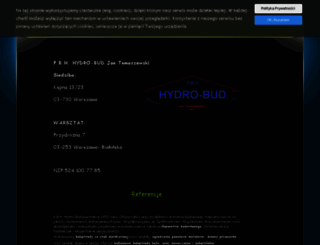 hydro-bud.waw.pl screenshot