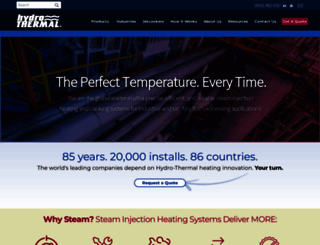 hydro-thermal.com screenshot