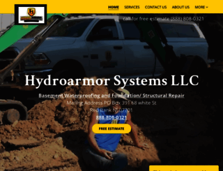 hydroarmor.com screenshot