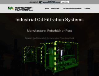 hydrocarbonfiltration.com screenshot