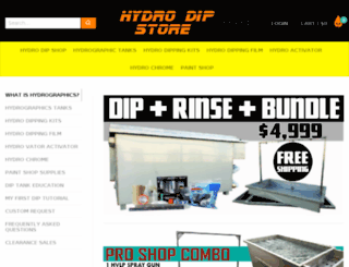 hydrodipstore.com screenshot