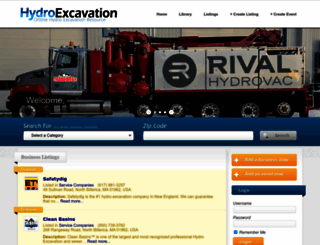 hydroexcavation.com screenshot
