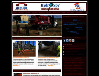 hydroexcavationservices.com screenshot