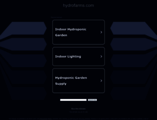 hydrofarms.com screenshot