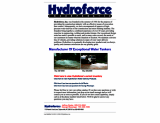 hydroforce-inc.com screenshot