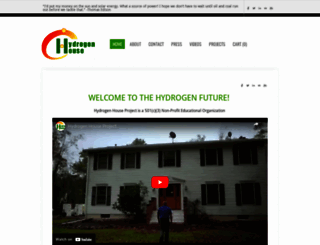 hydrogenhouseproject.org screenshot