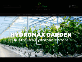 hydromax.com.au screenshot