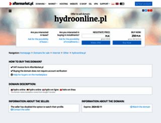 hydroonline.pl screenshot
