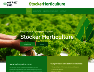 hydroponics.co.nz screenshot