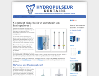 hydropulseurdentaire.net screenshot