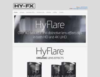 hyfx.tv screenshot