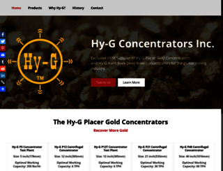 hygconcentrators.com screenshot