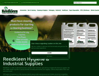 hygiene-industrial-supplies.co.uk screenshot