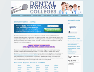 hygienist-colleges.com screenshot