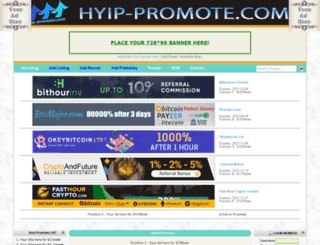 hyip-promote.com screenshot
