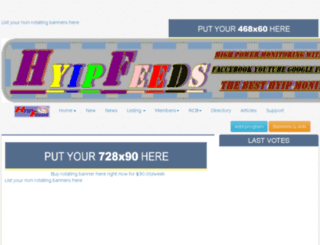 hyipfeeds.com screenshot