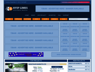 hyiplinks.com screenshot