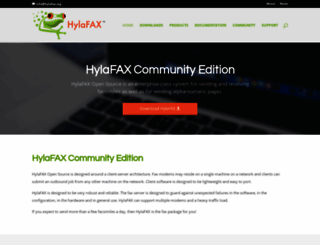 hylafax.org screenshot
