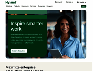 hyland.com screenshot