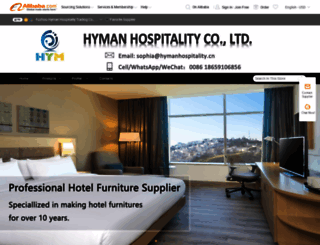 hyman-hospitality.en.alibaba.com screenshot