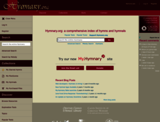 hymnary.com screenshot