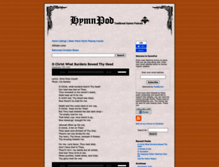 hymnpod.com screenshot