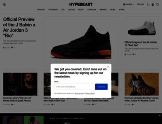 hypebeast.com screenshot