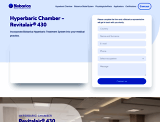 hyperbaric-chamber-biobarica.com screenshot