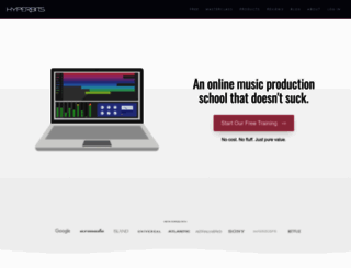 hyperbitsmusic.com screenshot