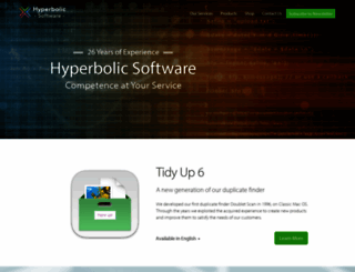 hyperbolicsoftware.com screenshot