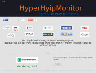 hyperhyipmonitor.com screenshot