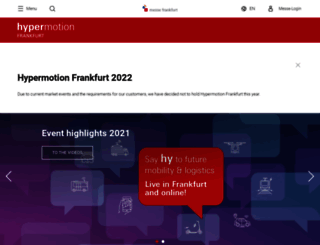 hypermotion-frankfurt.messefrankfurt.com screenshot