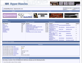 hypermuscles.com screenshot