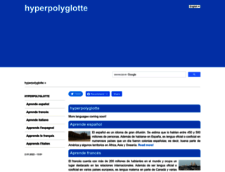 hyperpolyglotte.com screenshot