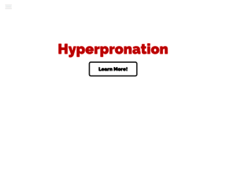 hyperpronation.com screenshot