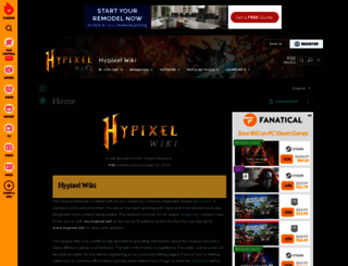 hypixelserver.wikia.com screenshot