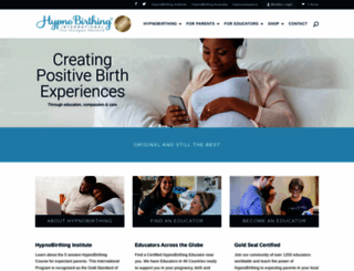 hypnobirthing.com screenshot