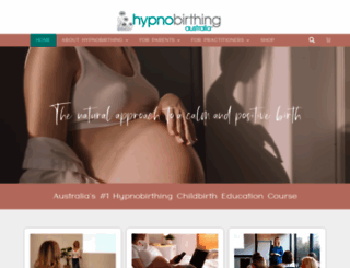 hypnobirthingaustralia.com.au screenshot