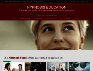 hypnosiseducation.com screenshot