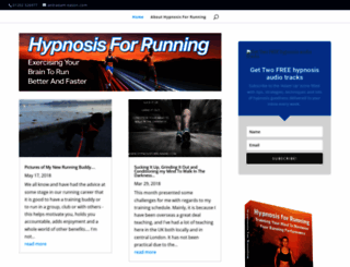 hypnosisforrunning.com screenshot