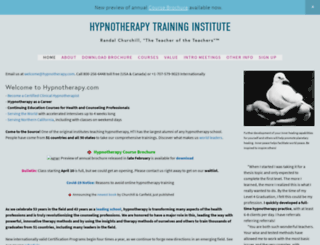 hypnosistraininginstitute.com screenshot