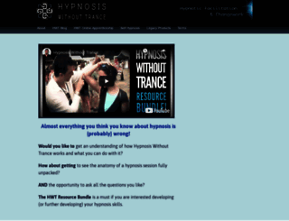 hypnosiswithouttrance.com screenshot