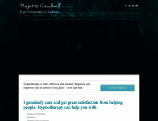 hypnotherapistsydney.com screenshot