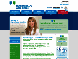 hypnotherapyassociates.co.uk screenshot