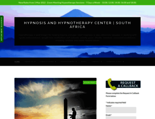 hypnotherapycenter.co.za screenshot