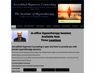 hypnotherapyinstitute.com screenshot