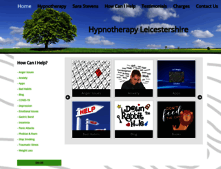 hypnotherapyleicestershire.co.uk screenshot