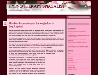 hypnotherapyspecialists.wordpress.com screenshot