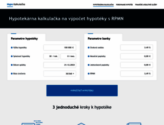 hypokalkulacka.info screenshot